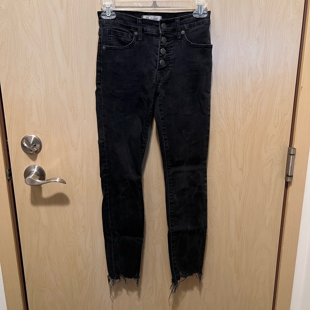 Madewell 9” high rise skinny jeans